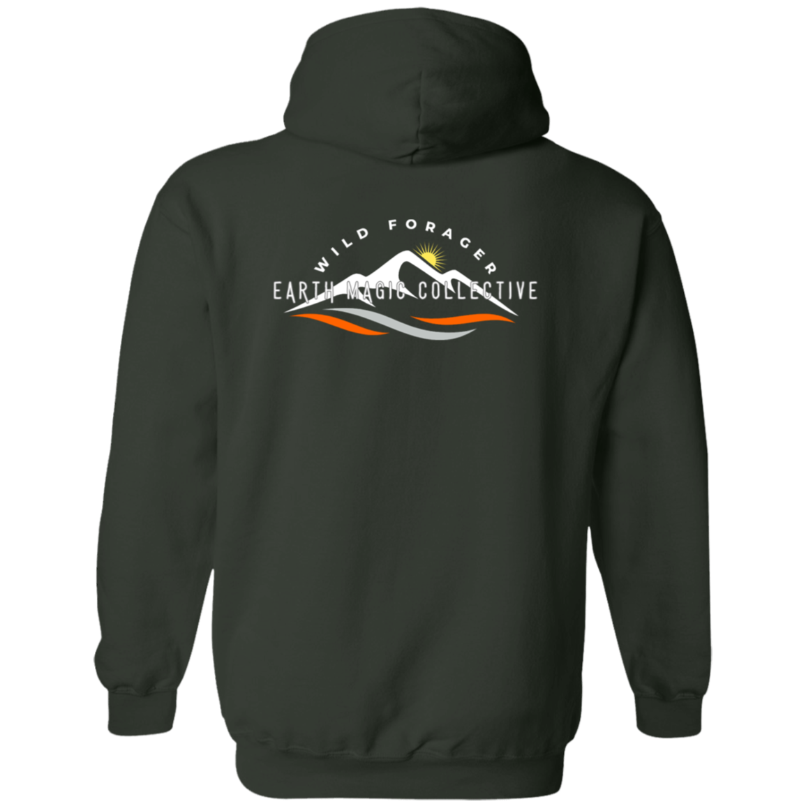 SRH Gildan Zip Up Hooded Sweatshirt Mountain Time