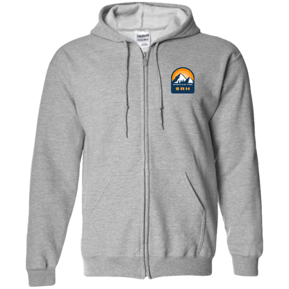 SRH Gildan Zip Up Hooded Sweatshirt Mountain Time