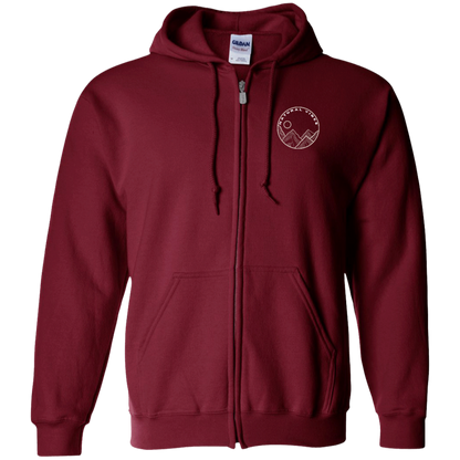 SRH Zip Up Hooded Sweatshirt Natural Vibes