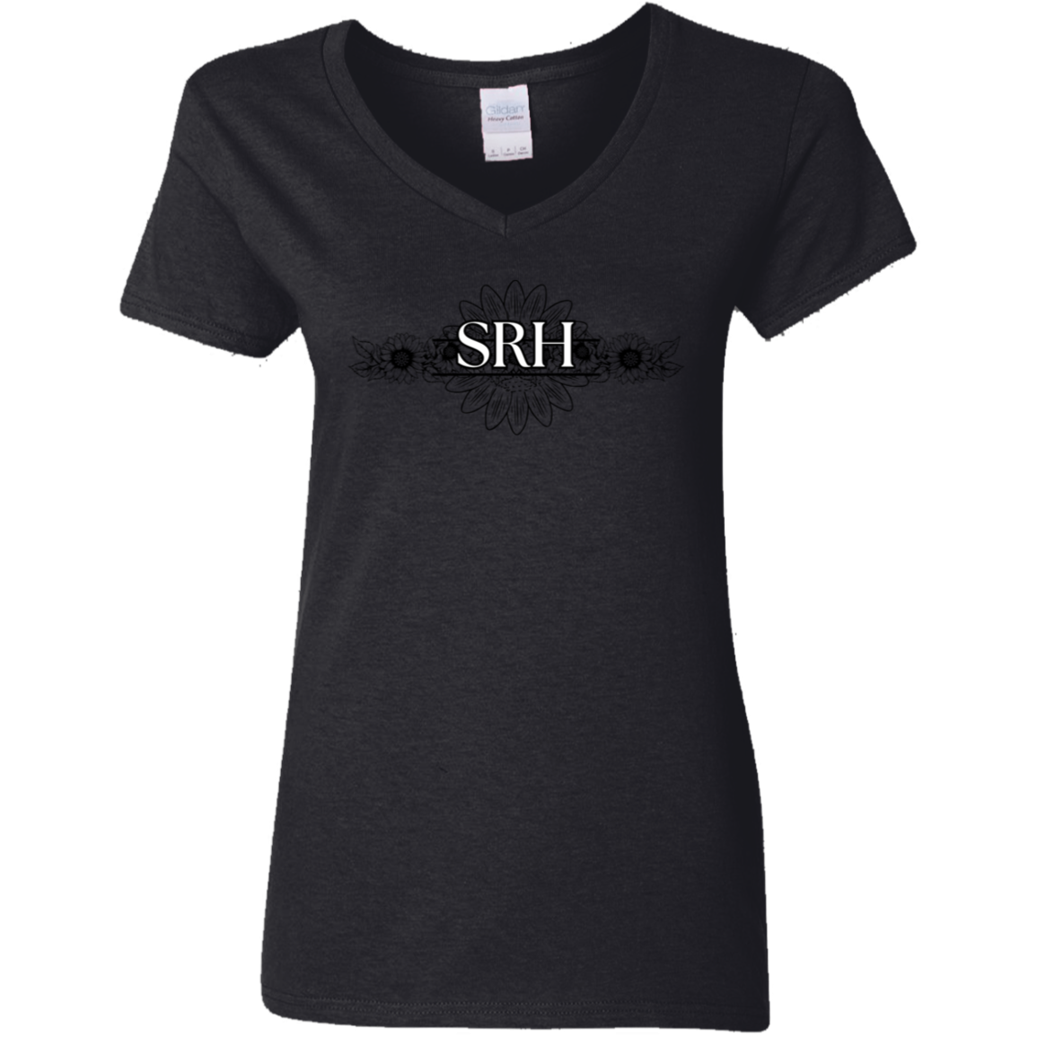 SRH Ladies' 5.3 oz. V-Neck T-Shirt Explore the Wilderness