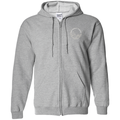 SRH Zip Up Hooded Sweatshirt Natural Vibes