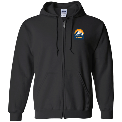 SRH Gildan Zip Up Hooded Sweatshirt Mountain Time