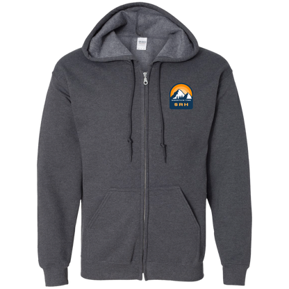 SRH Gildan Zip Up Hooded Sweatshirt Mountain Time