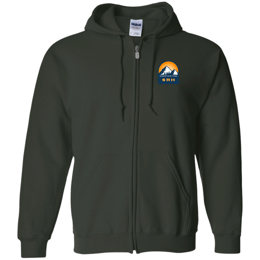 SRH Gildan Zip Up Hooded Sweatshirt Mountain Time