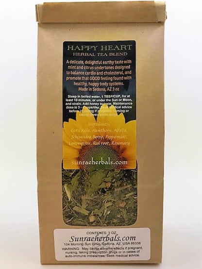 HAPPY HEART Herbal Tea Blend | A healthy Heart Alternative formula