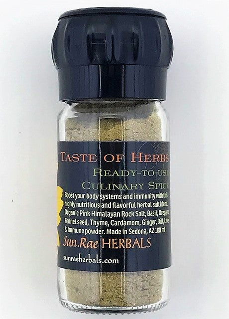 Taste of Herbs Culinary Spice Blend | Good GUT Flora GI Health | Good on breakfast, lunch, dinner